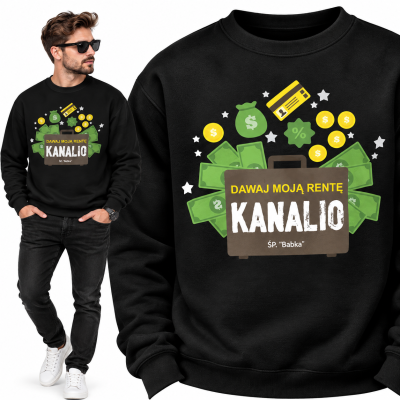 BLUZA ŚMIESZNA DAWAJ RENTE